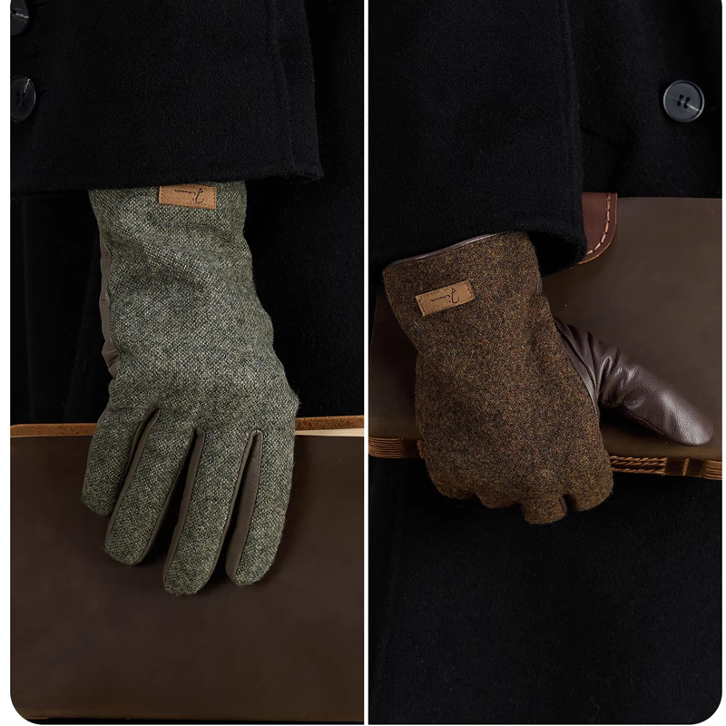 Men's Touchscreen Winter Glove - Wool Glove Lined incelemesi ve fiyatı