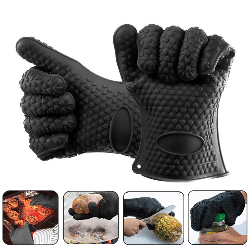1/2Pcs Oven Mitts Baking Glove - Rubber Glove Cleaning incelemesi ve fiyatı