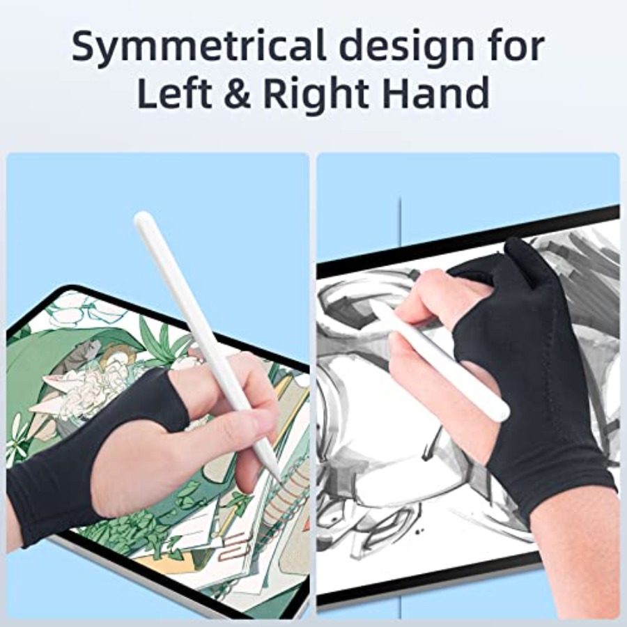2-Pack Drawing Glove Palm Reje - Touchscreen Glove Capacitive incelemesi ve fiyatı