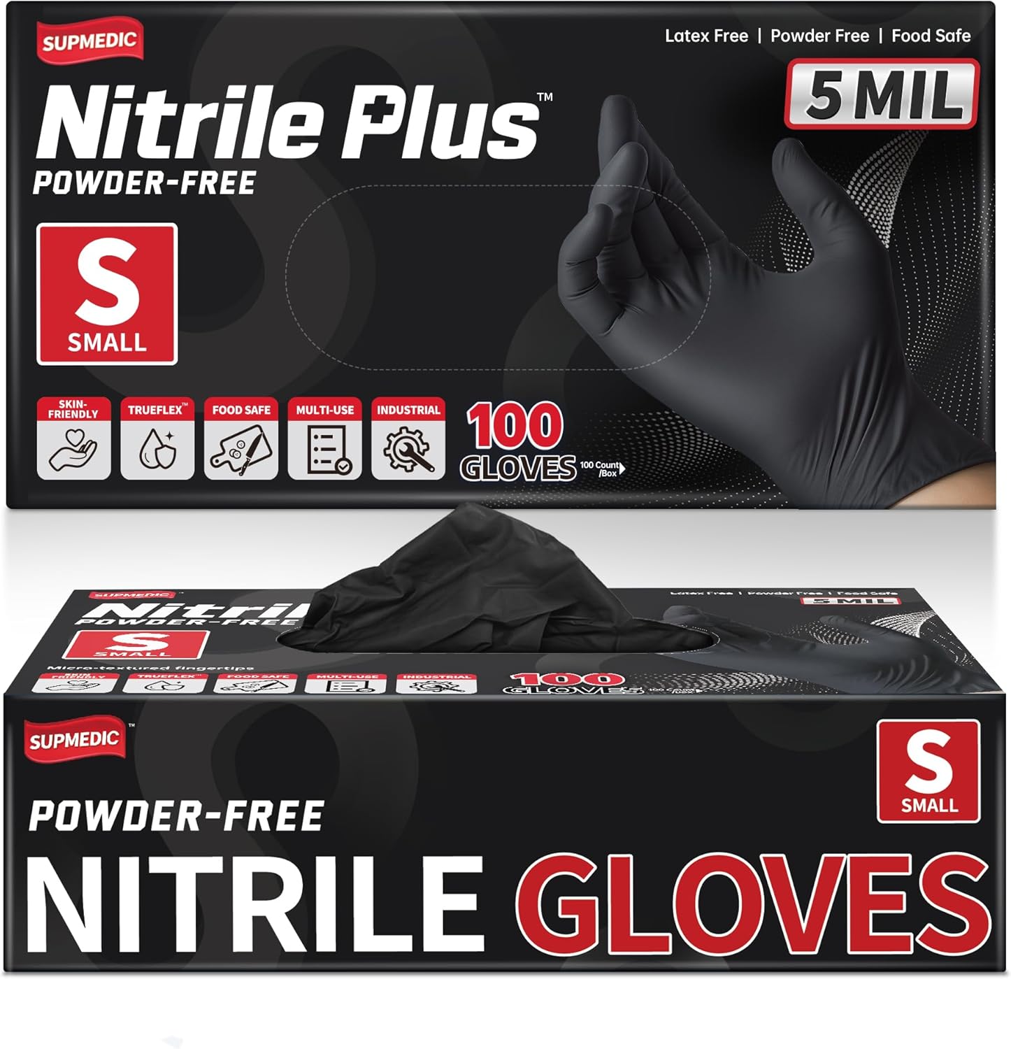 Nitrile+ Disposable Gloves, 5M - Exam Glove Nitrile incelemesi ve fiyatı