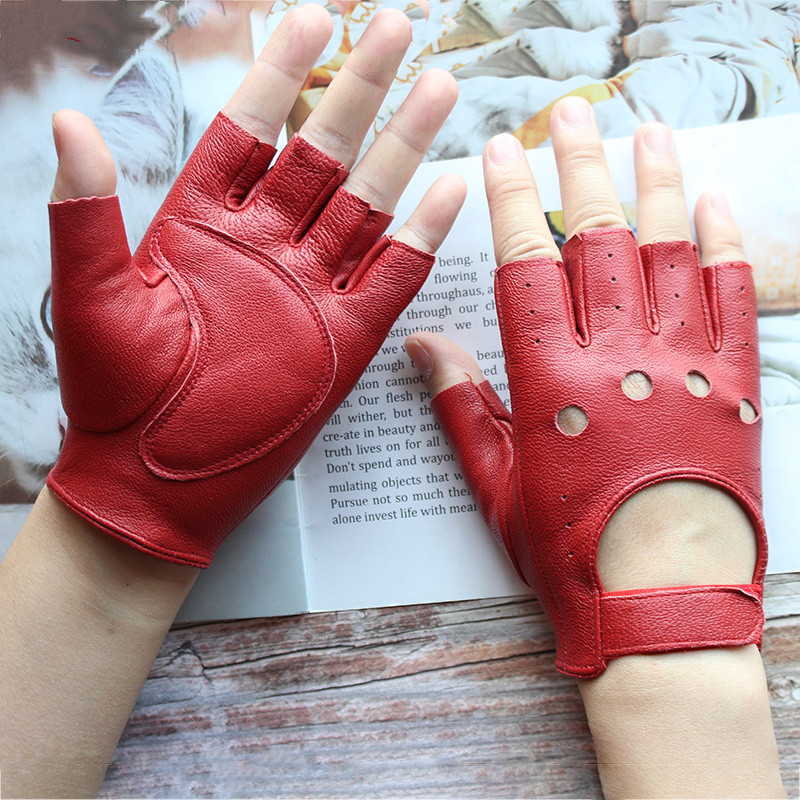 New Women's Sheepskin Half Fin - Leather Driving Glove incelemesi ve fiyatı