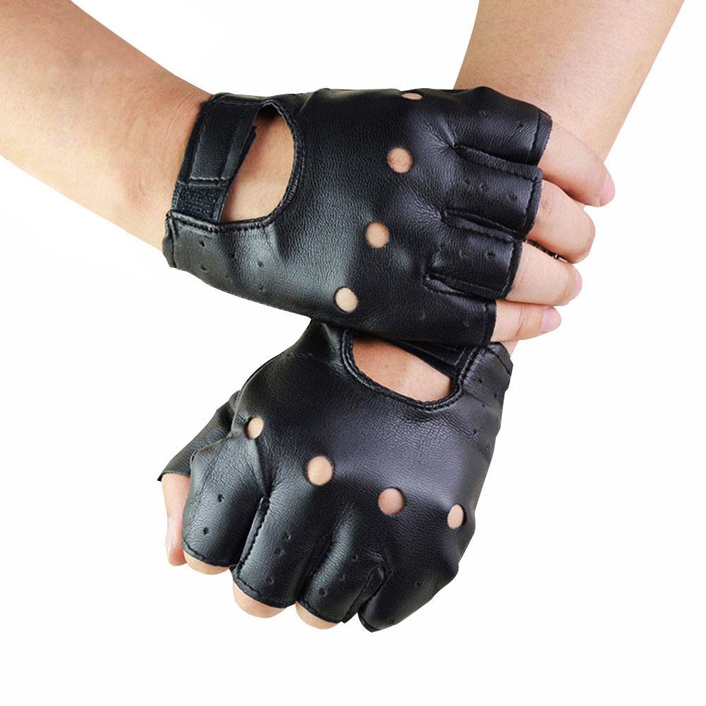 Punk Fingerless Gloves PU Leat - Workout Glove Gym incelemesi ve fiyatı