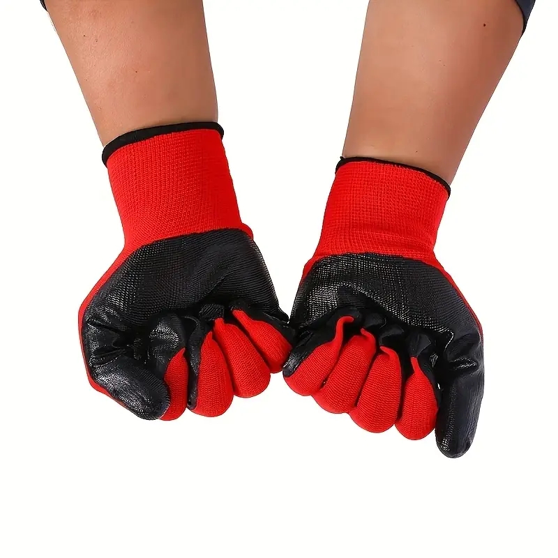 4/20PCS Nitrile Coated Safety  - Nitrile Mechanic Glove incelemesi ve fiyatı