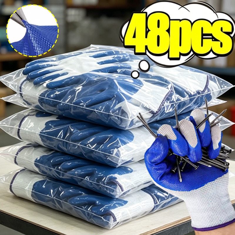 Blue Latex Rubber Nitrile Work - Nitrile Mechanic Glove incelemesi ve fiyatı