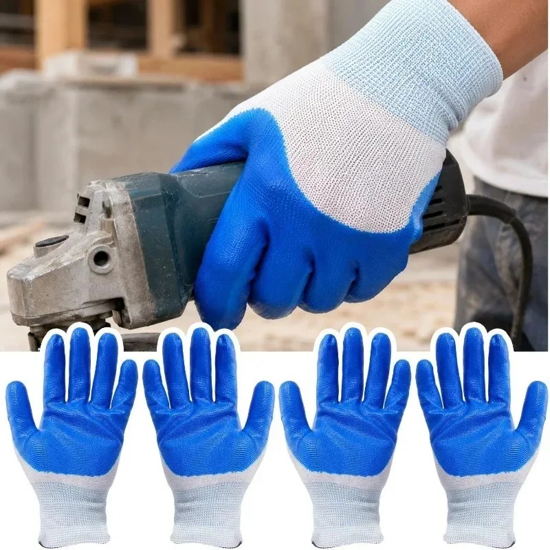 Blue Latex Rubber Nitrile Work - Nitrile Mechanic Glove incelemesi ve fiyatı