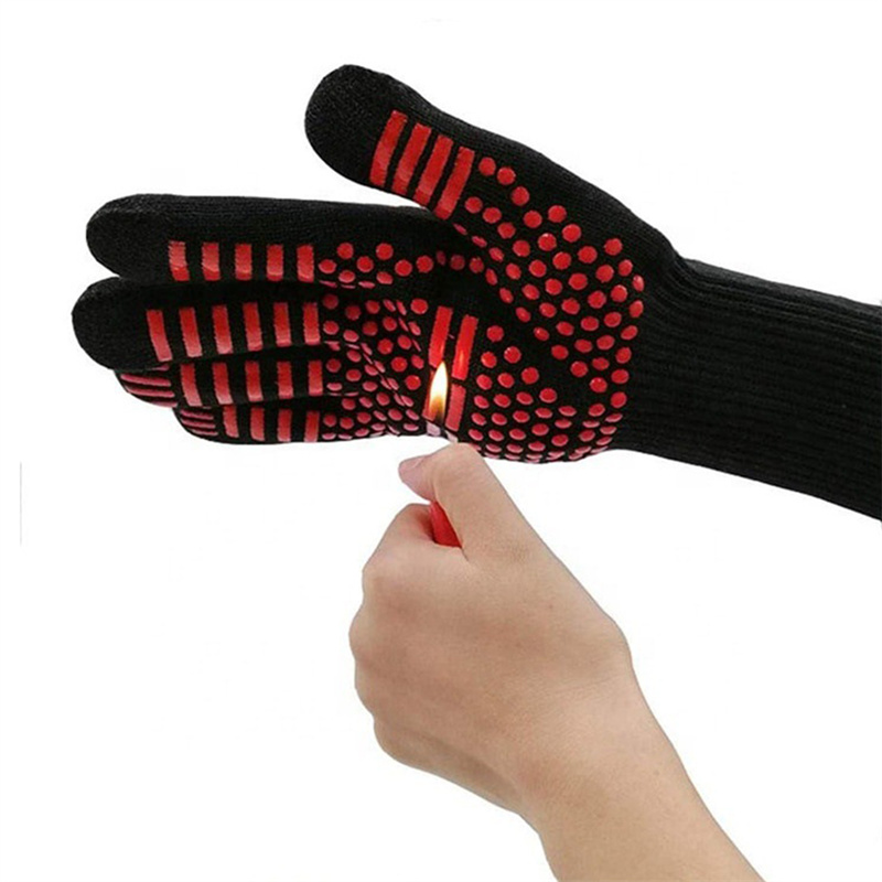 1PC Gloves 800 Degrees Firepro - Oven Mitt Silicone incelemesi ve fiyatı