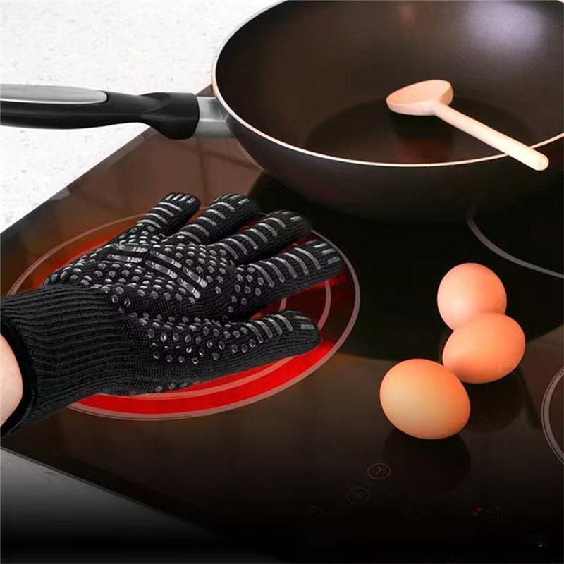 1PC Gloves 800 Degrees Firepro - Oven Mitt Silicone incelemesi ve fiyatı