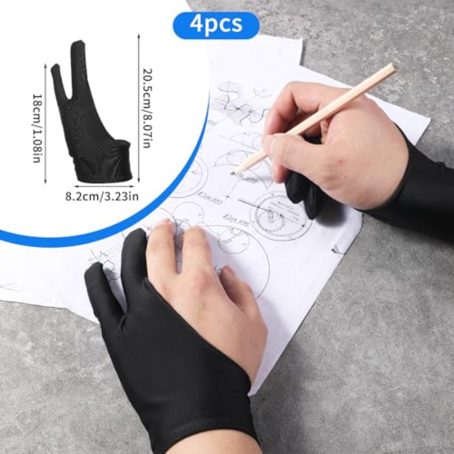 4 Pack Drawing Glove Digital D - Touchscreen Glove Capacitive incelemesi ve fiyatı