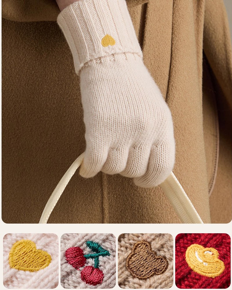 100% Wool Winter Beanie Hat Sc - Wool Glove Lined incelemesi ve fiyatı