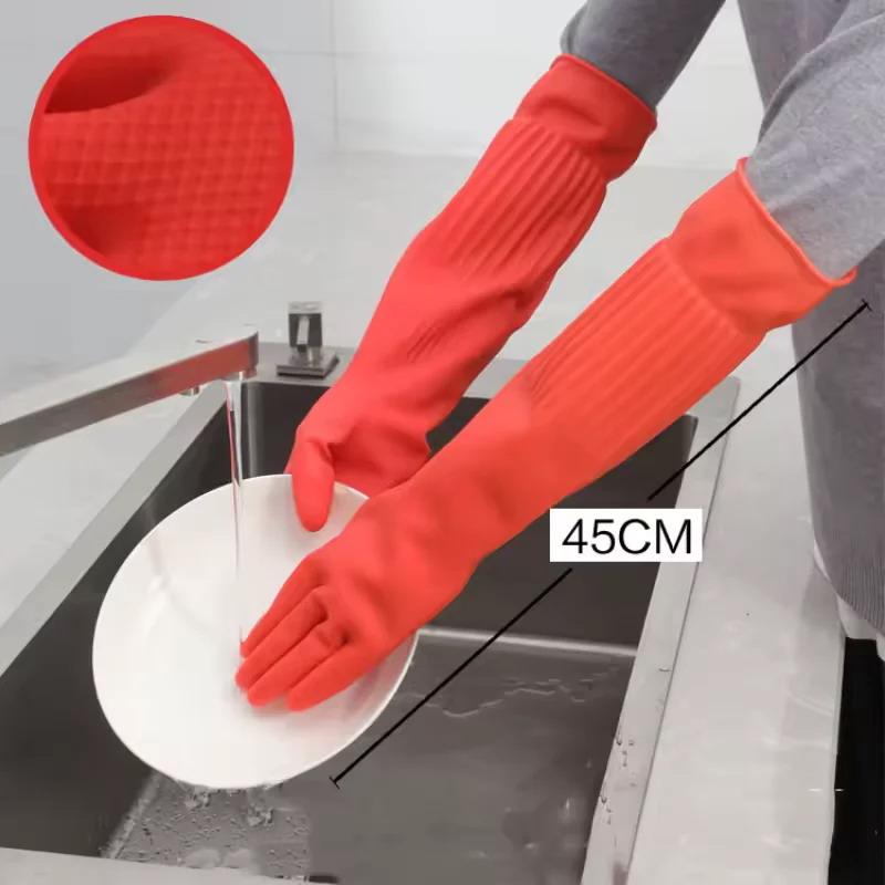 Long Reusable Rubber Dishwashi - Rubber Glove Cleaning incelemesi ve fiyatı