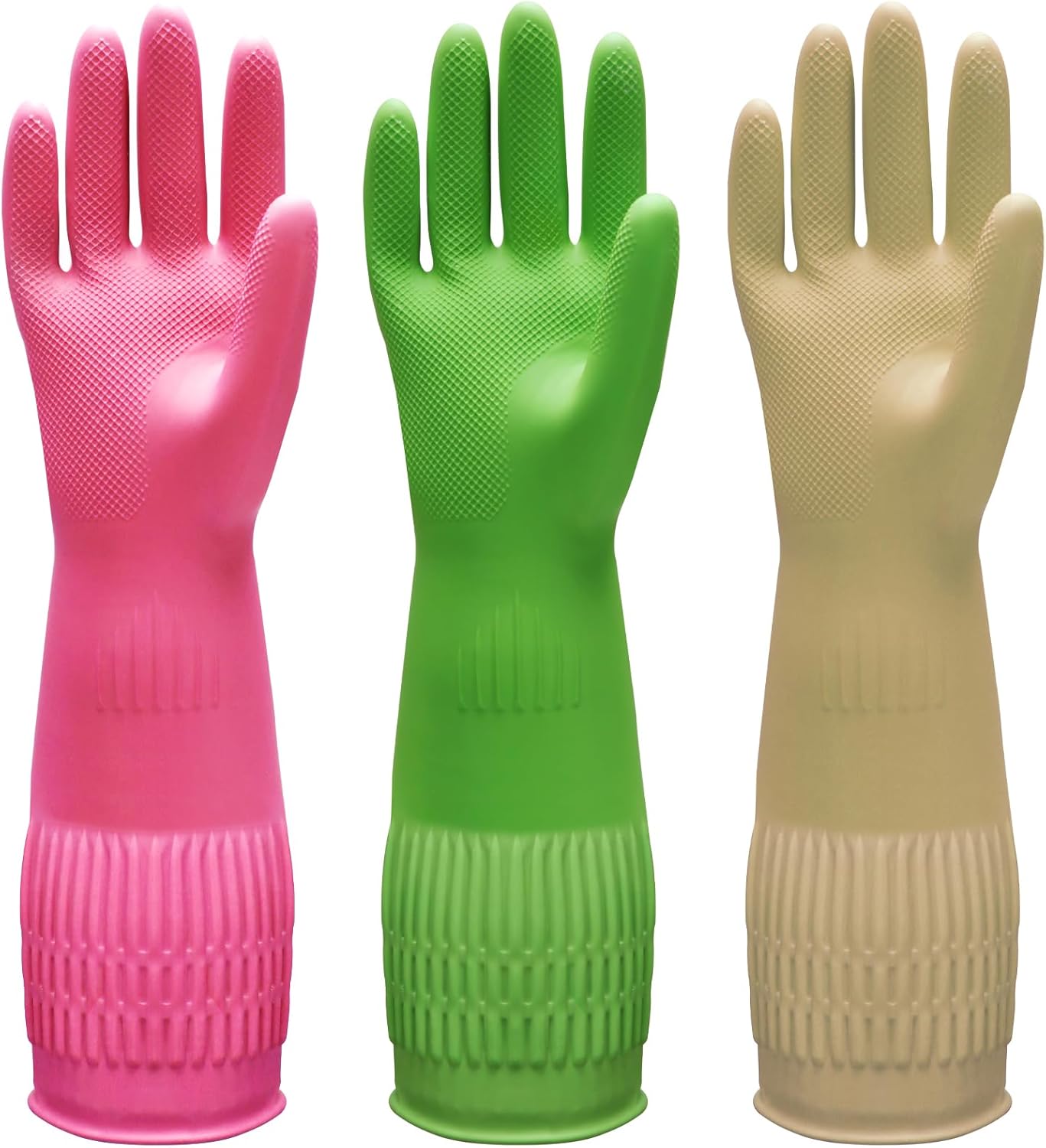 3 Pairs of Rubber Dishwashing  - Rubber Glove Cleaning incelemesi ve fiyatı