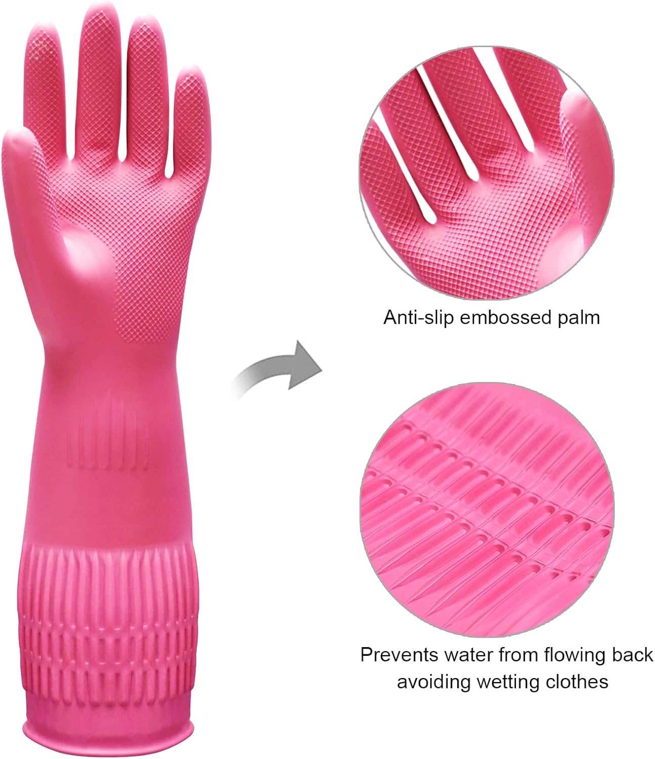 3 Pairs of Rubber Dishwashing  - Rubber Glove Cleaning incelemesi ve fiyatı